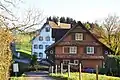 Bauernhaus auf dem Etzelpass