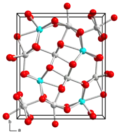 Kristallstruktur von Europium(II,III)-oxid