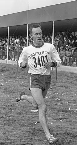 Eugène Allonsius, Neunter über 1500&nbsp;Meter, kam auf den fünfzehnten&nbsp;Platz