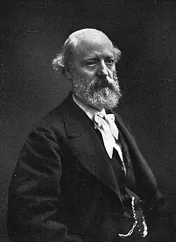 Eugène Viollet-le-Duc (1814–1879), französischer Architekt und Kunsthistoriker. Porträt von Nadar.