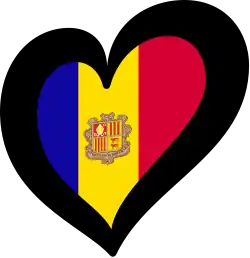 Flagge Andorras