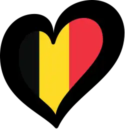 Flagge Belgiens