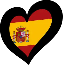 Flagge Spaniens