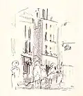 Aus den Pariser Skizzen, anlässlich ihres Studienaufenthalts in der Cité Internationale des Arts, 1989.