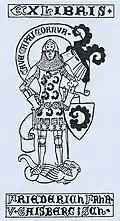 Exlibris für Friedrich von Gaisberg-Schöckingen, nach Closs