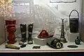 Alte Feuerwehrausrüstung im Children’s Museum of Indianapolis