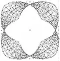 Expandierende Rotation, Zeichnung Fineliner, 2002