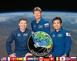 Michael Barratt, Gennadi Padalka, Koichi Wakata