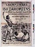 Plakat „150 Dahoméens“, Paris, 1893[45]