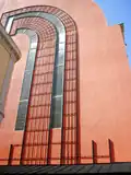 Teilansicht der Fassade der Cinemateca