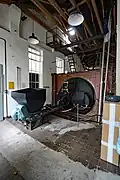 Dampfkessel im Kesselhaus