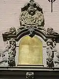 Portalinschrift Füchtingshof (signiert)