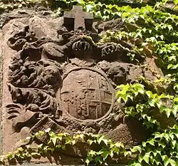 Wappen des Fürstabt von Fulda Adalbert von Schleifras[15]