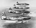 F-80C des 8. FBW im August 1952 in Korea