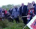 Der erste Spatenstich zum Moston Community Stadium am 17. November 2013
