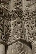 Abteikirche, Detail eines Kapitells