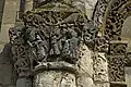 Abteikirche, linkes Scheinportal, links
