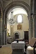 Kirche, südl. Querschiffarm, Tür zur Sakristei