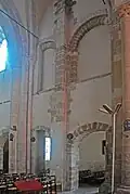 Basilika, Mittelschiff, NO-Wand Joch 2