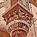 Kapitell 1: Abendmahl, rechts Christus mit Johannes (schlafend)