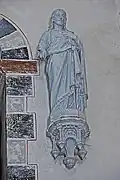 Skulptur, hlgst. Herz Jesu
