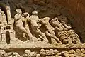 Tympanon rechts; Sündenfall Adam und Evas
