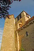 Treppenturm u. Glockenturm von NW