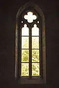 Fenster Nordwand mit restauriertem Maßwerk