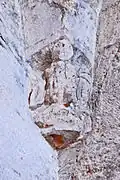 St-Trinit, Chorjoch, Gewölbekapitell, Adler