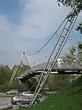 Fußgängerbrücke über die Schenkendorfstraße, München