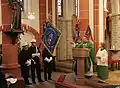 Fahnenweihe beim Festgottesdienst Freiwillige Feuerwehr Beselich-Obertiefenbach (2005)