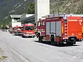 Diverse Fahrzeuge der FF Laas