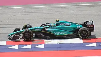 seit 2018: Aston Martin F1 bzw. Racing Point, hier mit dem AMR23