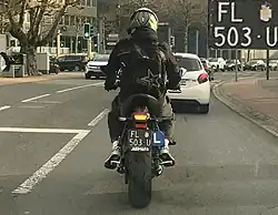 Motorrad-Händlerschild