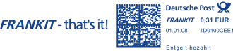Digitale FRANKIT-Frankierung in Deutschland