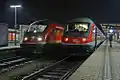 Zwei Züge des München-Nürnberg-Express treffen sich in Ingolstadt&nbsp;Hbf