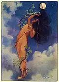 Illustration aus einer Adaption von Longfellows The Song of Hiawatha.