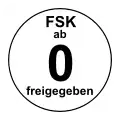 Altersfreigabelogo für Medien in Deutschland von de:Freiwillige Selbstkontrolle der Filmwirtschaft seit Dezember 2008 ab 0