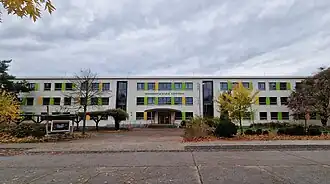 Die Frontansicht der Freien Waldorfschule Cottbus