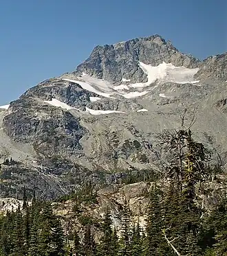 Face Mountain, Ostansicht