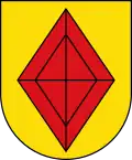 Edelstein (facettierte&nbsp;Raute, nach Gritzner[3])
