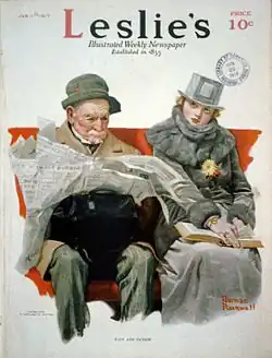 Titelbild der Leslie’s Zeitung (1917)