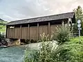 Unterwasserseitige Seitenansicht