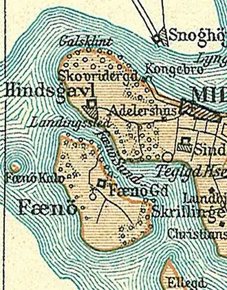 Lage des Snævringen im Kleinen Belt