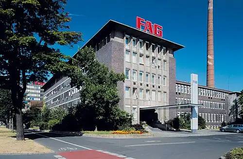 Schaeffler (Marke FAG) Sitz der Sparte Industrie