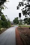 Kohlebahnradweg am ehemaligen Haltepunkt Ursprung (2013)