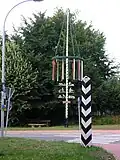 Unweit des ehemaligen Preußenpfahls steht der obermehner Maibaum