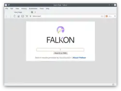 Falkon in KDE Plasma Workspaces