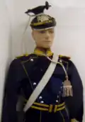 Fangschnur eines Ulanen am Helm