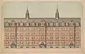 Farnham Hall, Entwurf um 1868